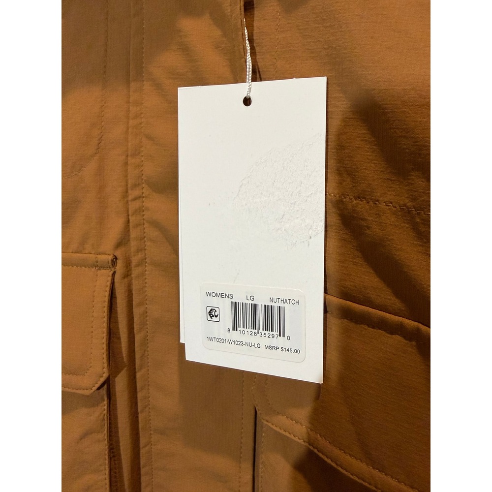 NWT Halfdays Womens Nuthatch Utility Jacket Brown Large - Picture 4 of 4